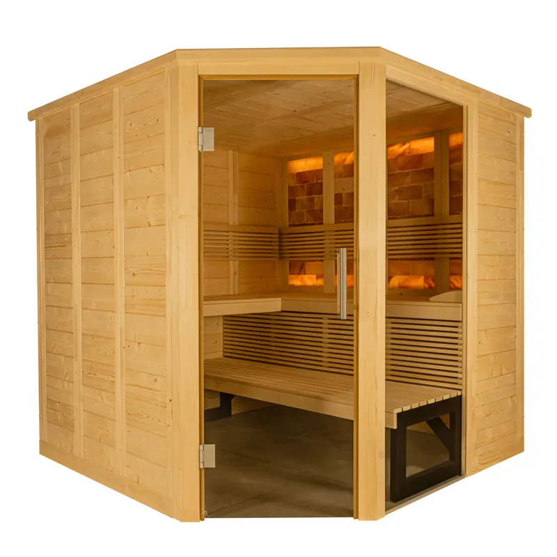 Manufacturer photo of the Almost Heaven Himalaya Salt Indoor Sauna