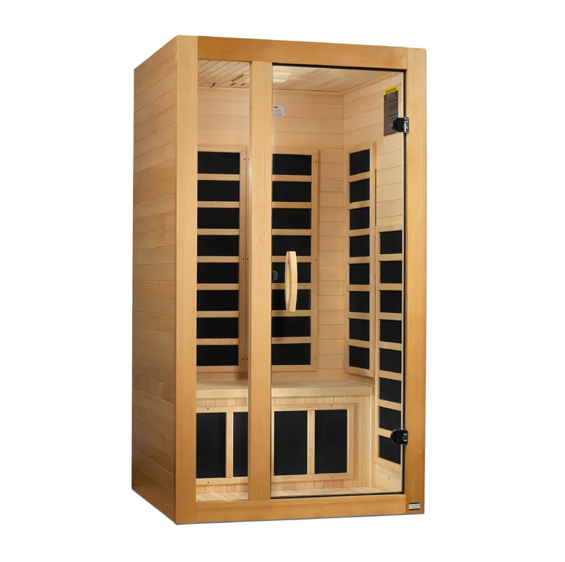 Manufacturer photo of the Dynamic Saunas Dynamic "Gracia" 1-2 Person Ultra Low EMF FAR IR Sauna (DYN-6119-01 Elite)