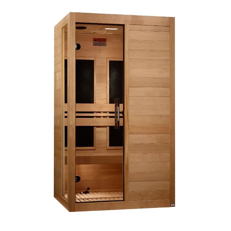 Manufacturer photo of the Dynamic Saunas Dynamic "Lucca" 2 Person Ultra Low EMF FAR IR Sauna (DYN-6215-05 Elite)