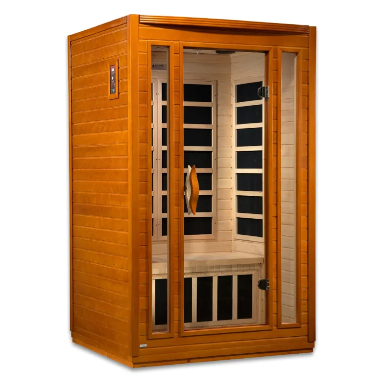 Manufacturer photo of the Dynamic Saunas Dynamic "San Marino" 2 Person Low EMF - Far Infrared Sauna (DYN-6206-01)