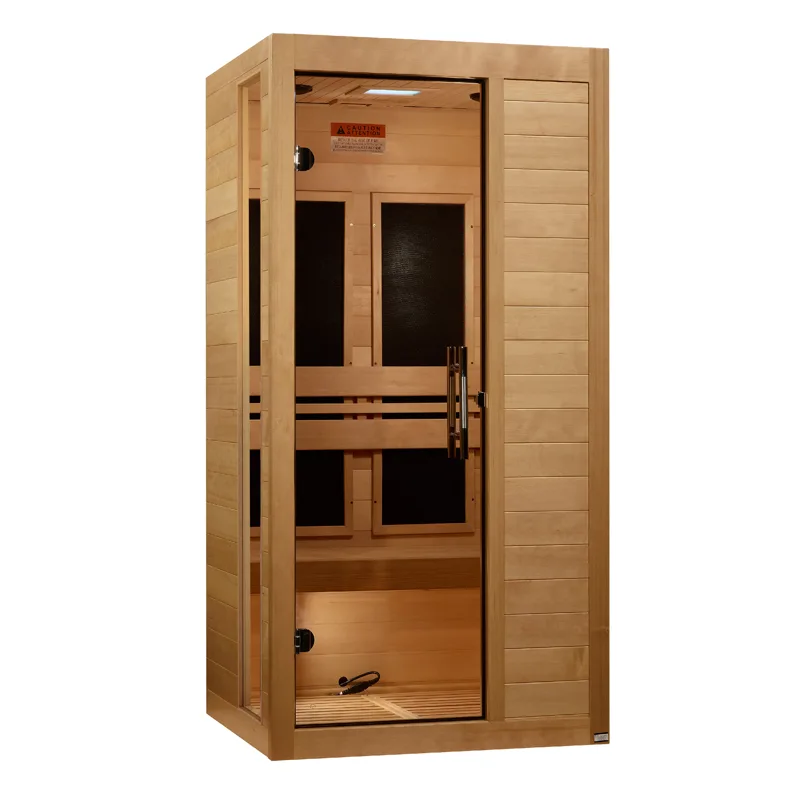 Manufacturer photo of the Dynamic Saunas Dynamic "Veneto" 1-2 Person Ultra Low EMF FAR IR Sauna (DYN-6115-05 Elite)